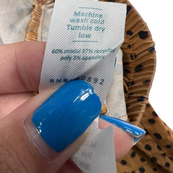 Marine Layer Allison Tulip Hem Cheetah Print Pant Size Medium - Picture 7 of 9